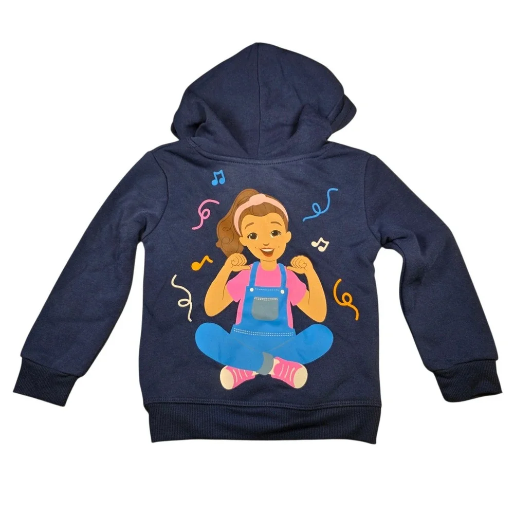 Ms Rachel Toddler Kids Navy Blue Hoodie and Jogger Sweatpant Set 2pc 3T NEW